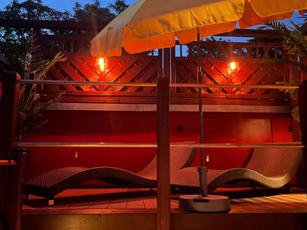 Sun Lounge: Romantic evenings on the sun deck by candlelight